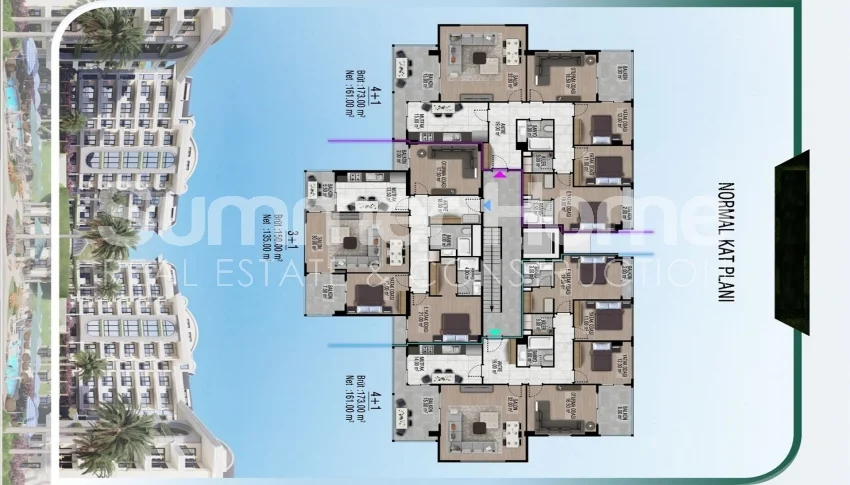 Superbes appartements modernes à Ciplaklic plan - 24