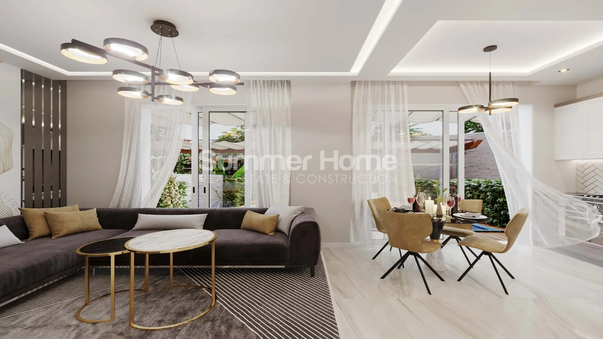 Classy, Chic Apartments in Demirtas interior - 12