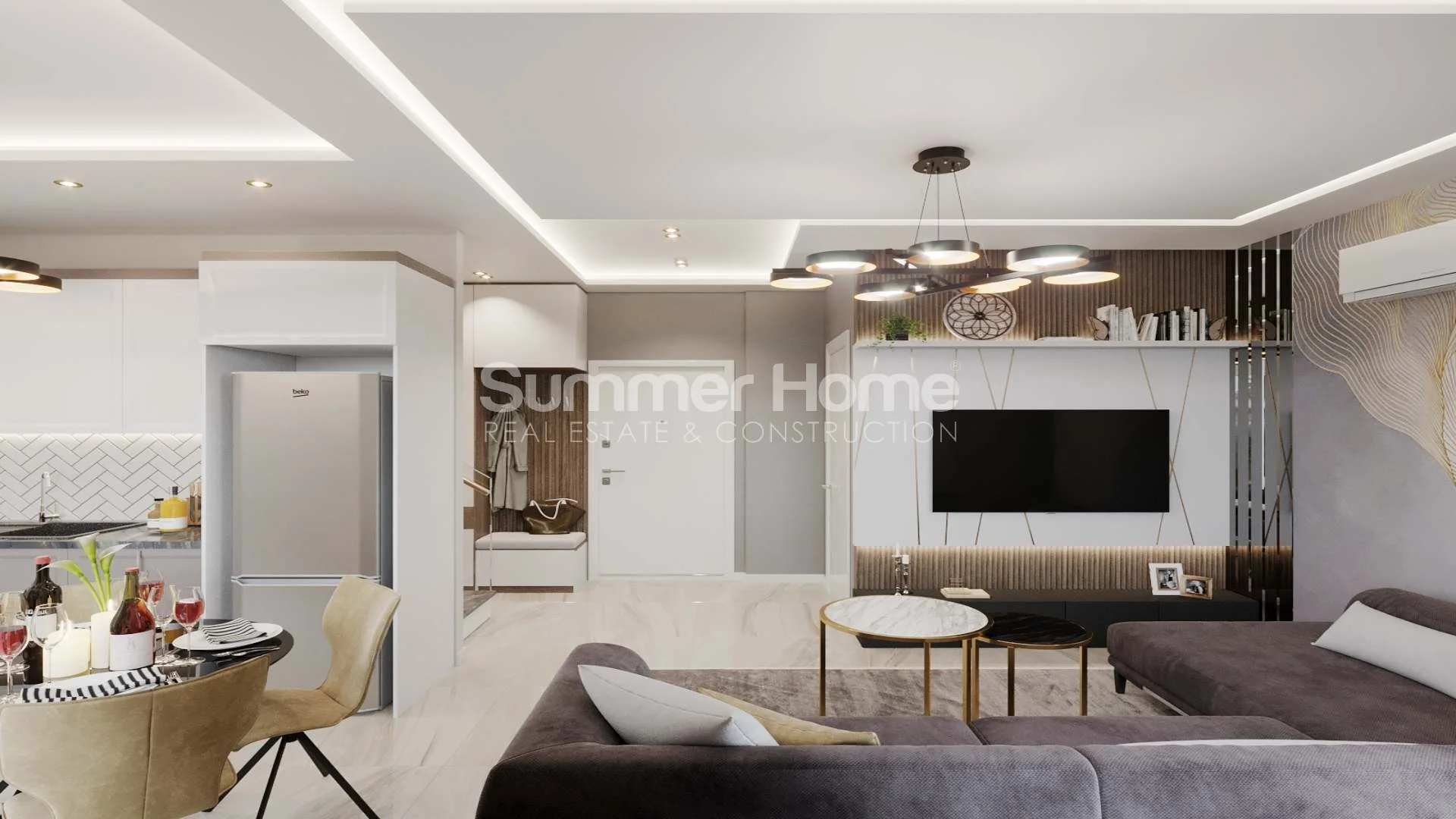 Classy, Chic Apartments in Demirtas interior - 13