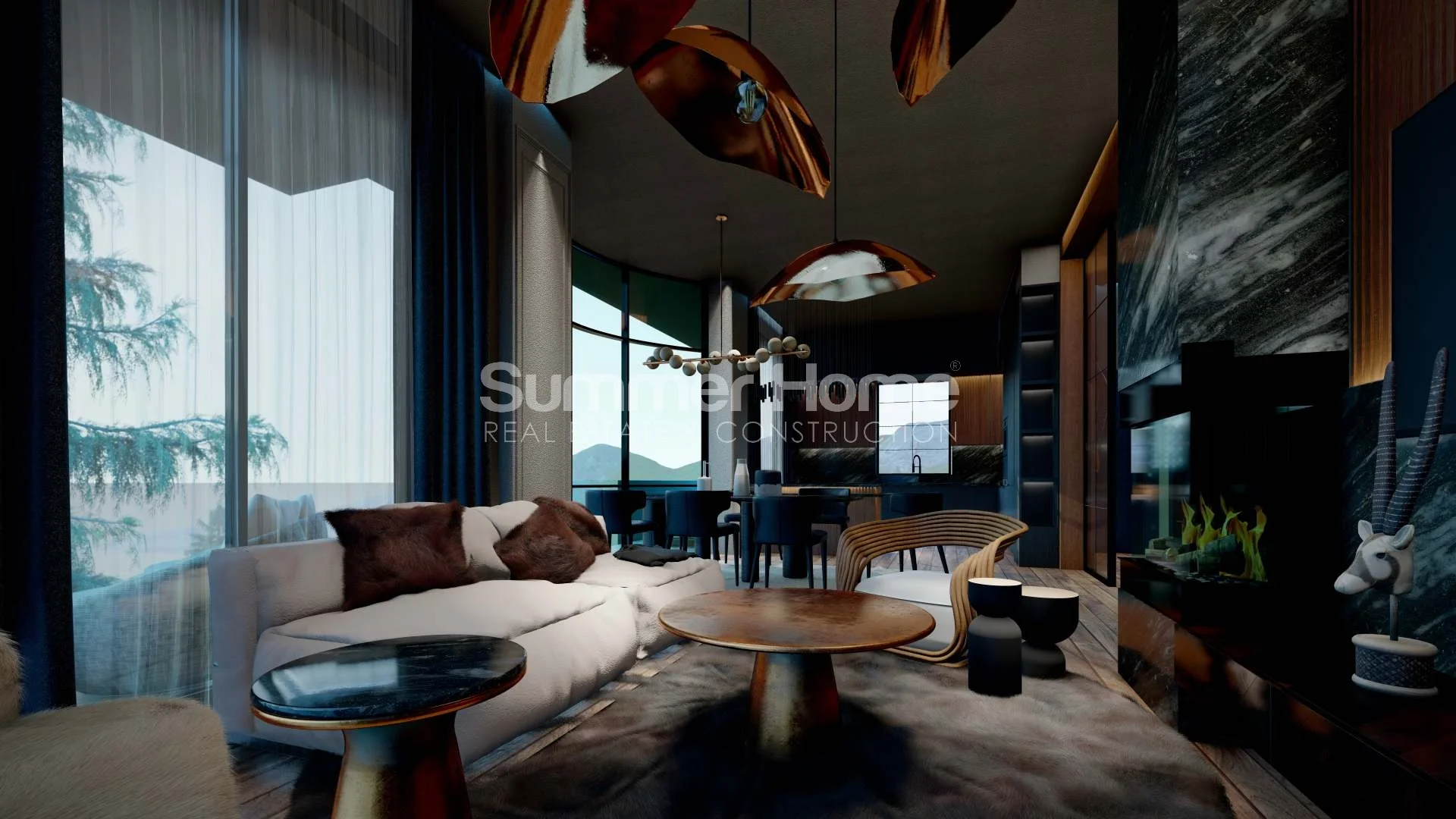 Modern Luxury Villas in Kargicak Interior - 16