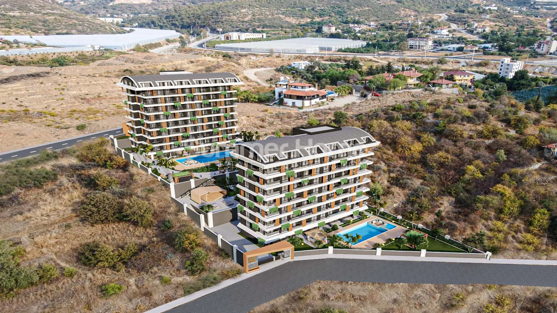 Appartements de luxe dans un paysage naturel à Demirtas general - 15