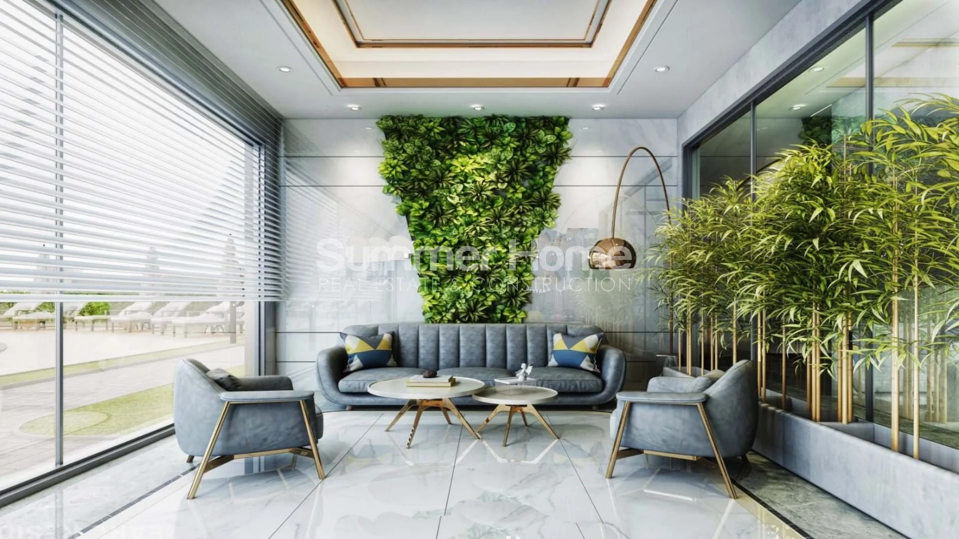 Appartements de luxe dans un paysage naturel à Demirtas interior - 20