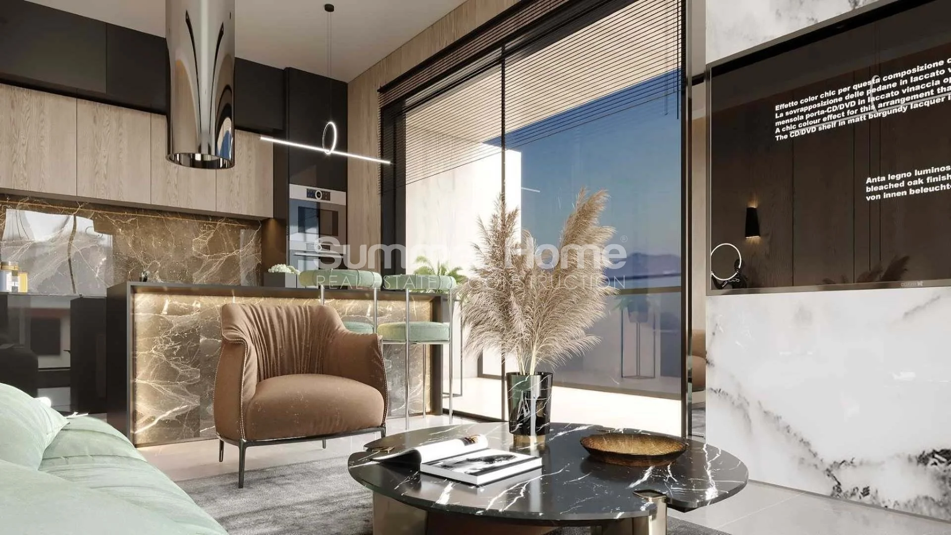 Moderna lyxiga lägenheter i Tosmur interior - 14