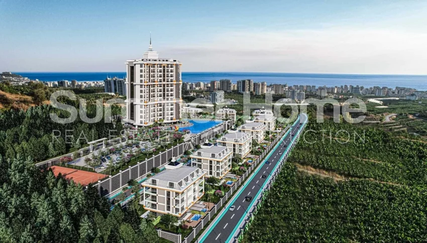Elegante Apartments in großem Komplex in Mahmutlar Plan - 41