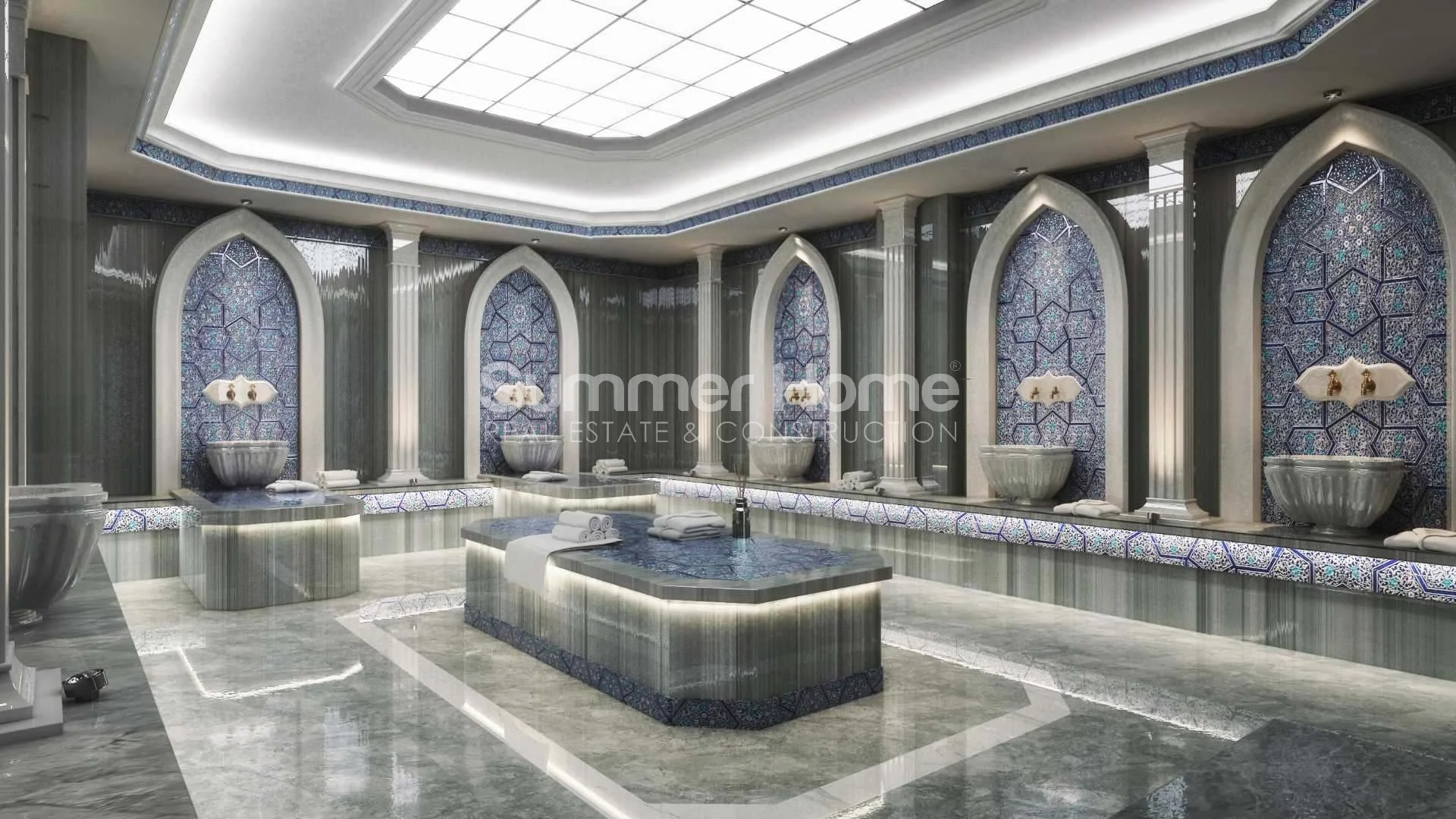 Elegantné apartmány vo veľkom komplexe v Mahmutlar facilities - 19