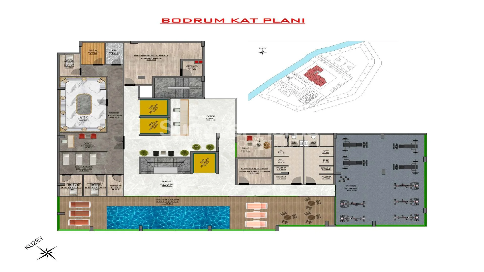 Modern & Chic Apartments in Rural Mahmutlar Plan - 23