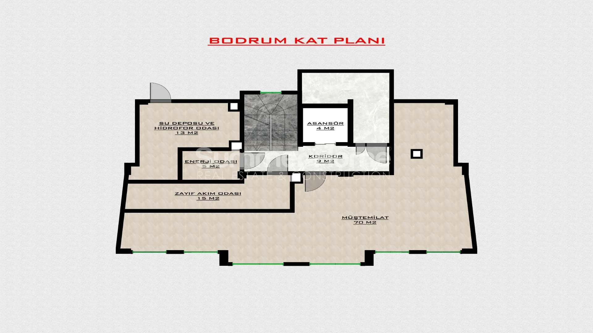 Modern Duplex Apartments For Sale in Cikcilli Plan - 6