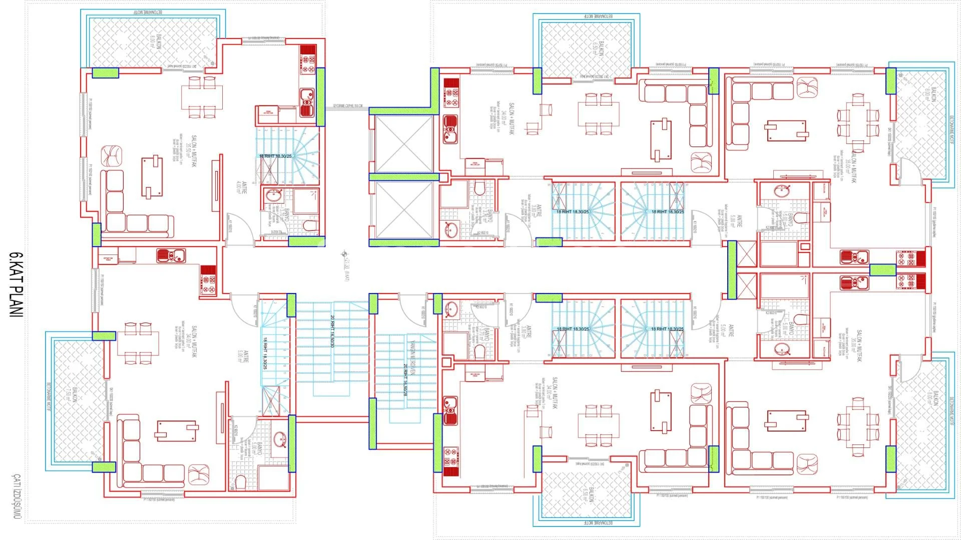 Wunderschöne Apartments im ruhigen Demirtas Plan - 16