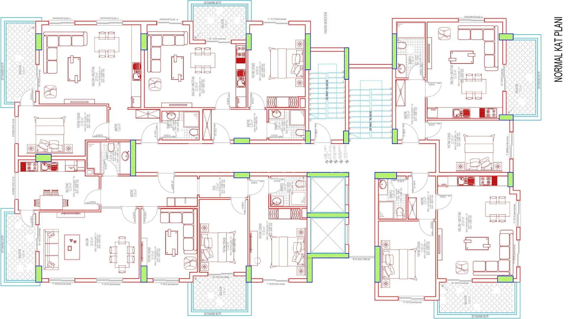 Wunderschöne Apartments im ruhigen Demirtas Plan - 19
