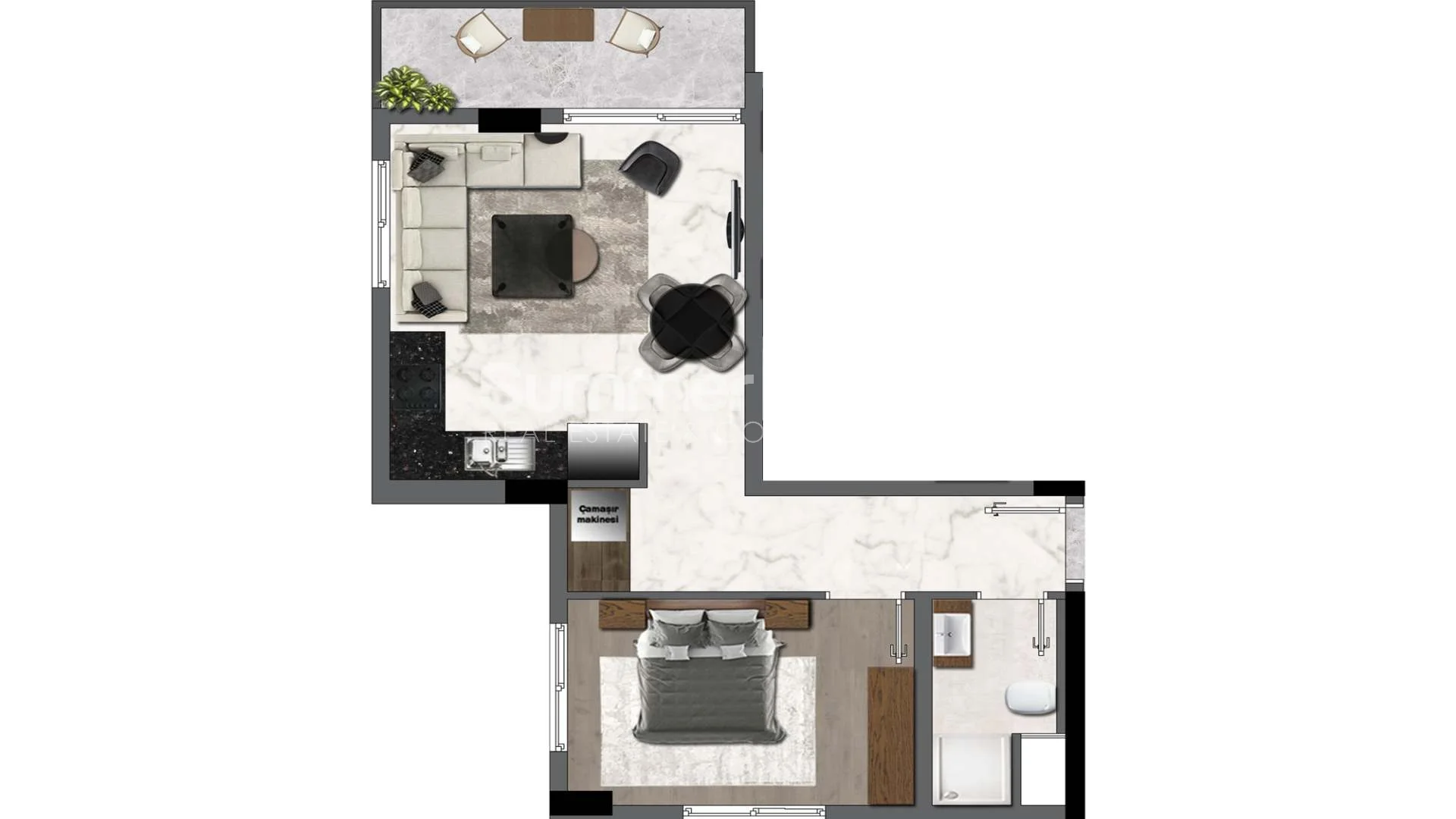 Schicke, stilvolle Apartments in Gazipasa Plan - 13