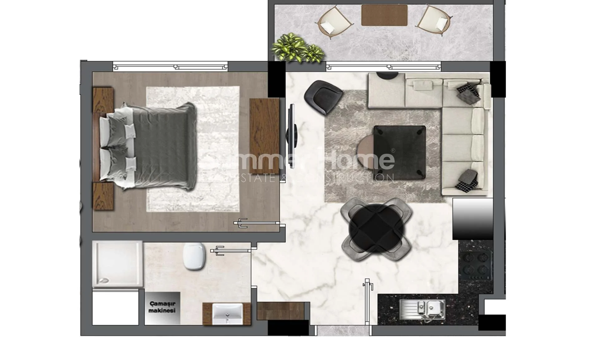 Schicke, stilvolle Apartments in Gazipasa Plan - 14