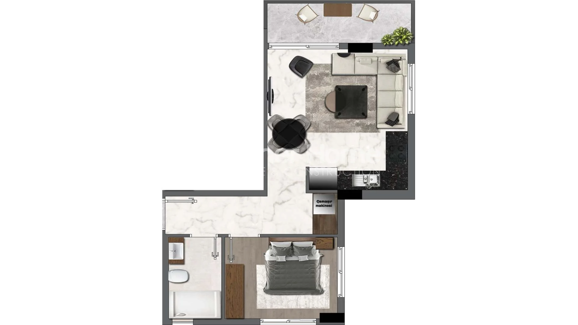 Schicke, stilvolle Apartments in Gazipasa Plan - 16