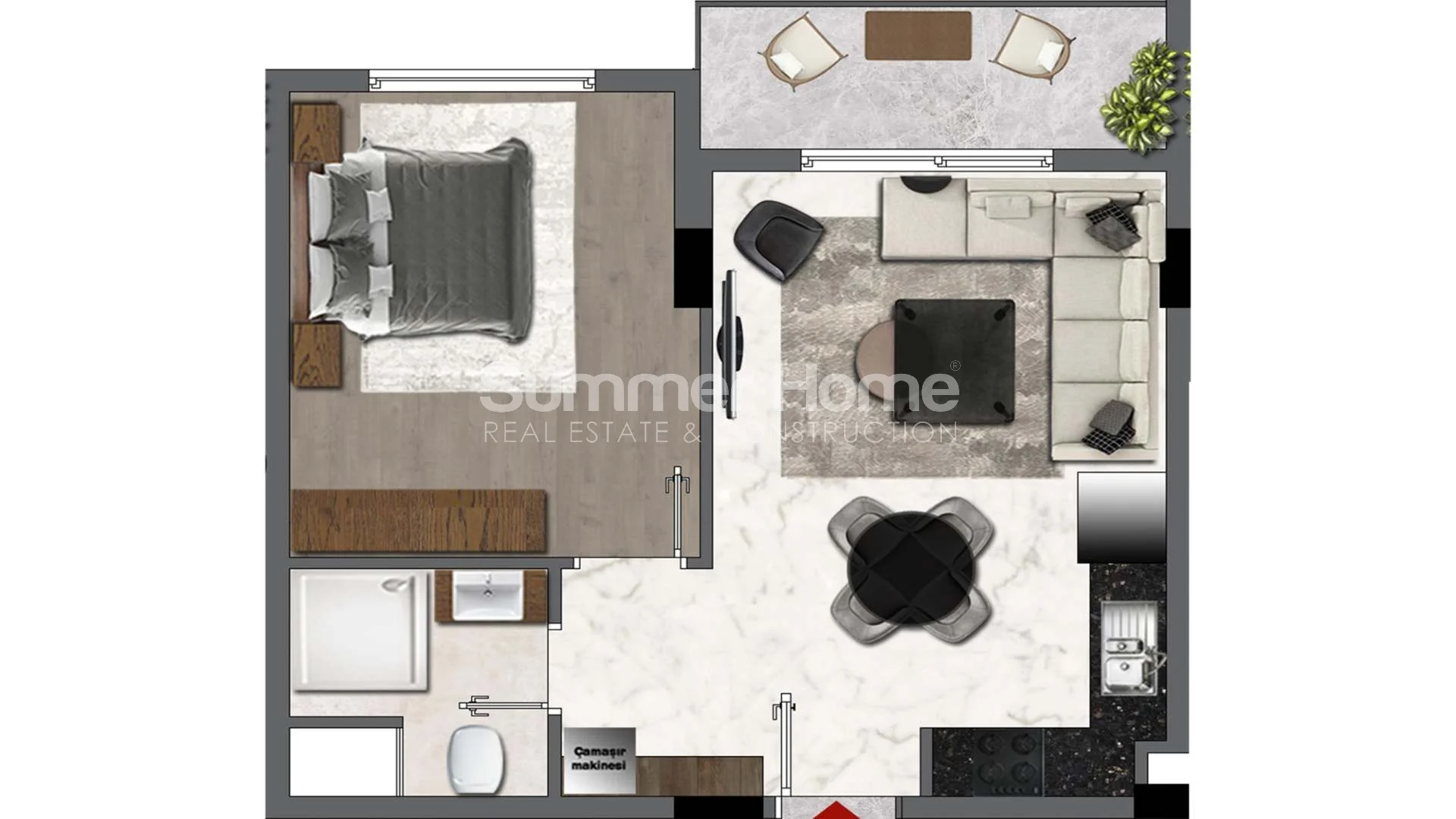 Schicke, stilvolle Apartments in Gazipasa Plan - 17