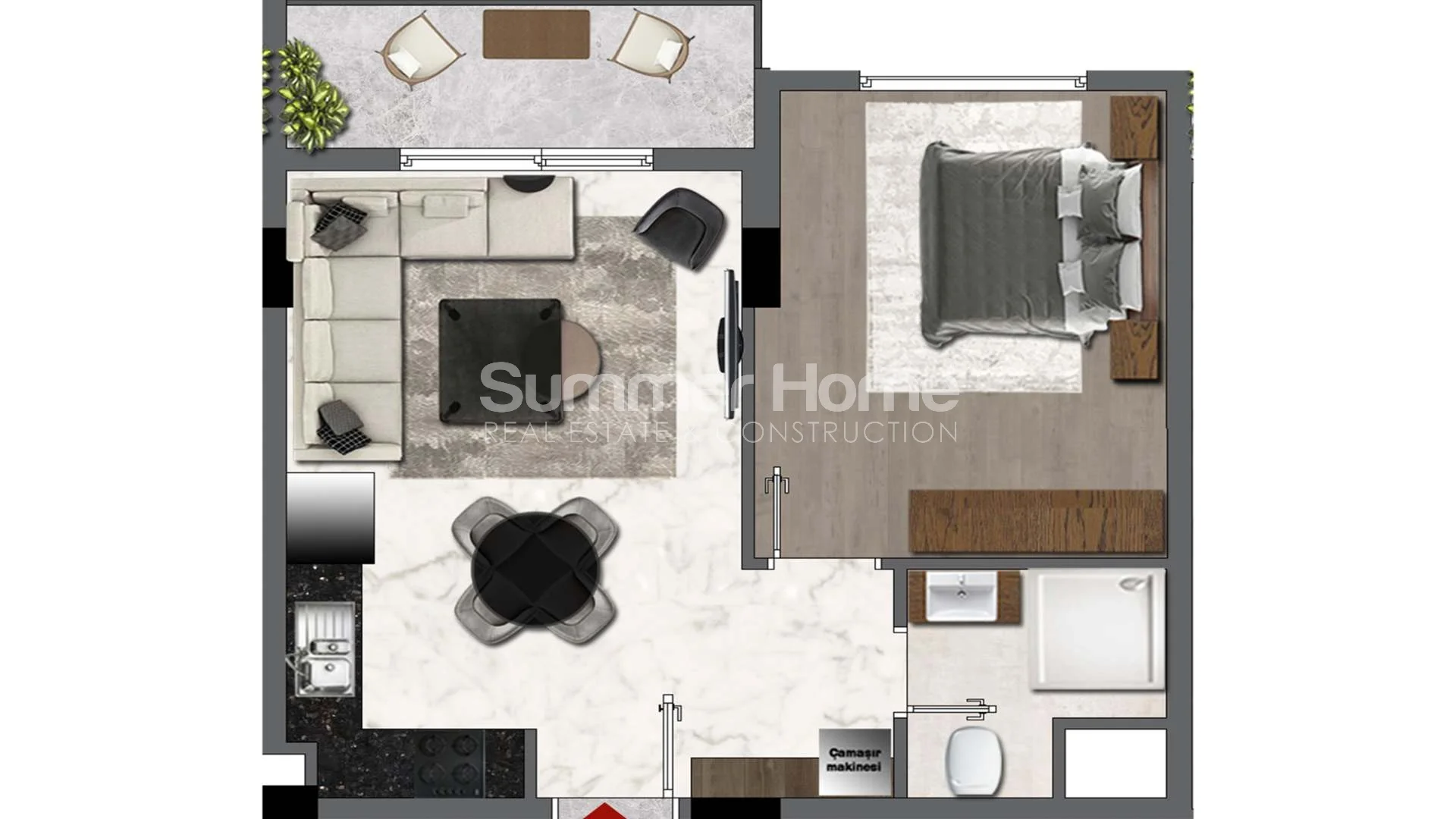 Schicke, stilvolle Apartments in Gazipasa Plan - 18