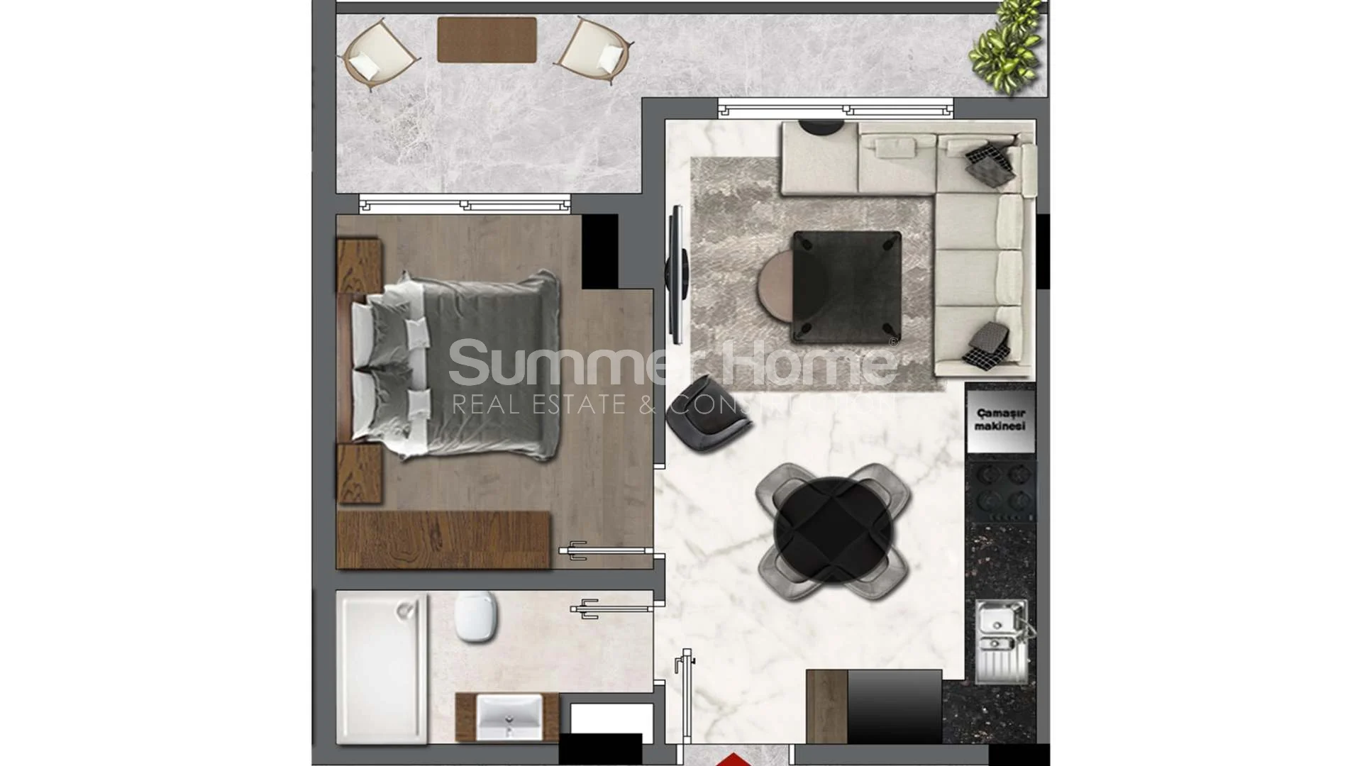 Schicke, stilvolle Apartments in Gazipasa Plan - 19