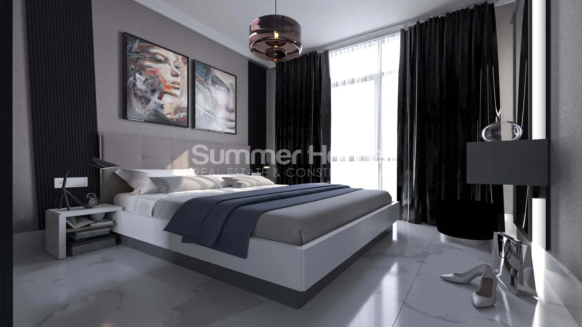 Stylish, Modern Apartments in Mahmutlar Interior - 19