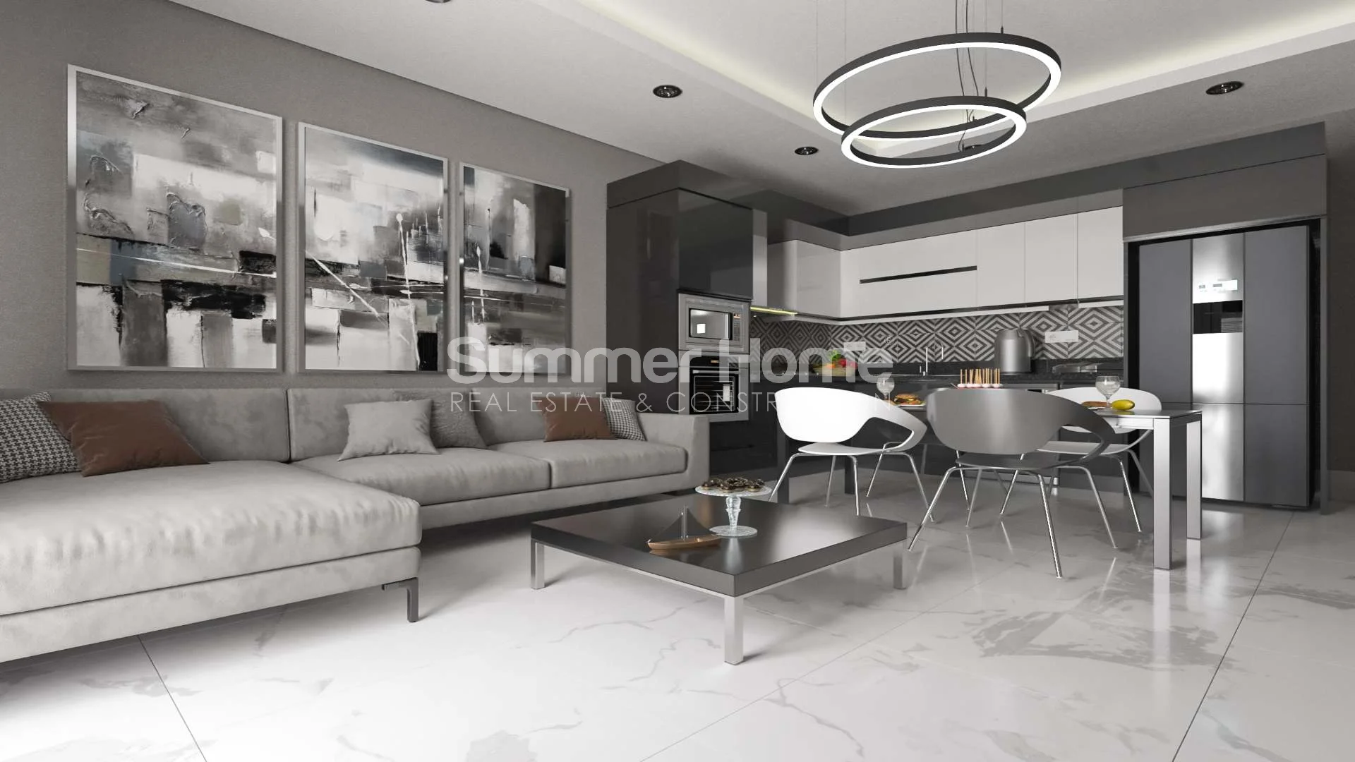 Stylish, Modern Apartments in Mahmutlar Interior - 20
