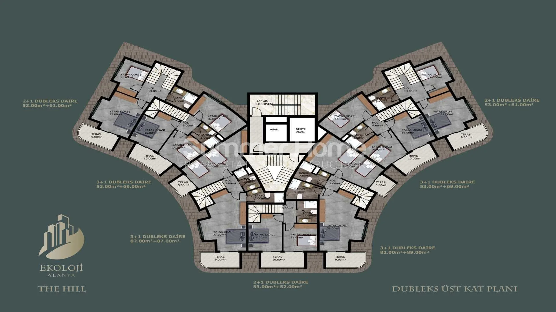 Stylish, Modern Apartments in Mahmutlar Plan - 24