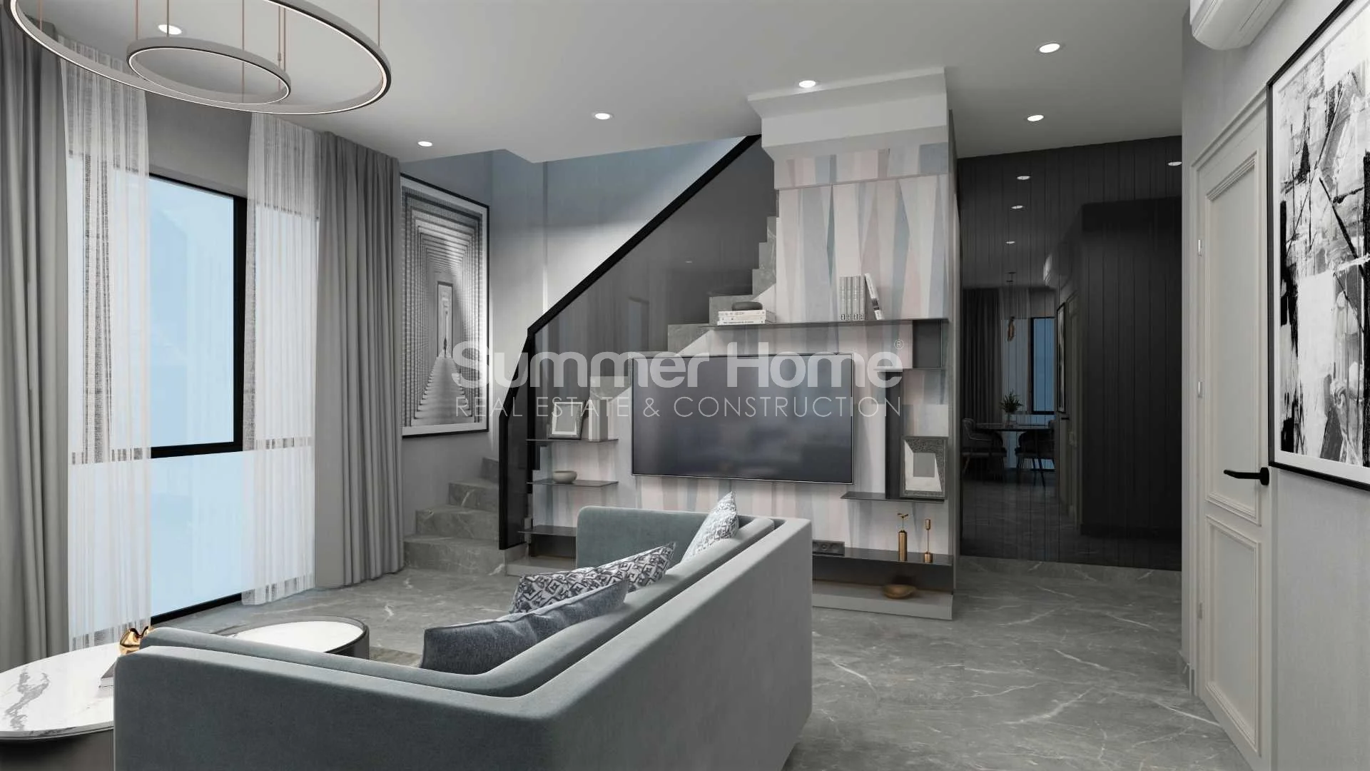Spacious Luxury Apartments in Mahmutlar Interior - 20