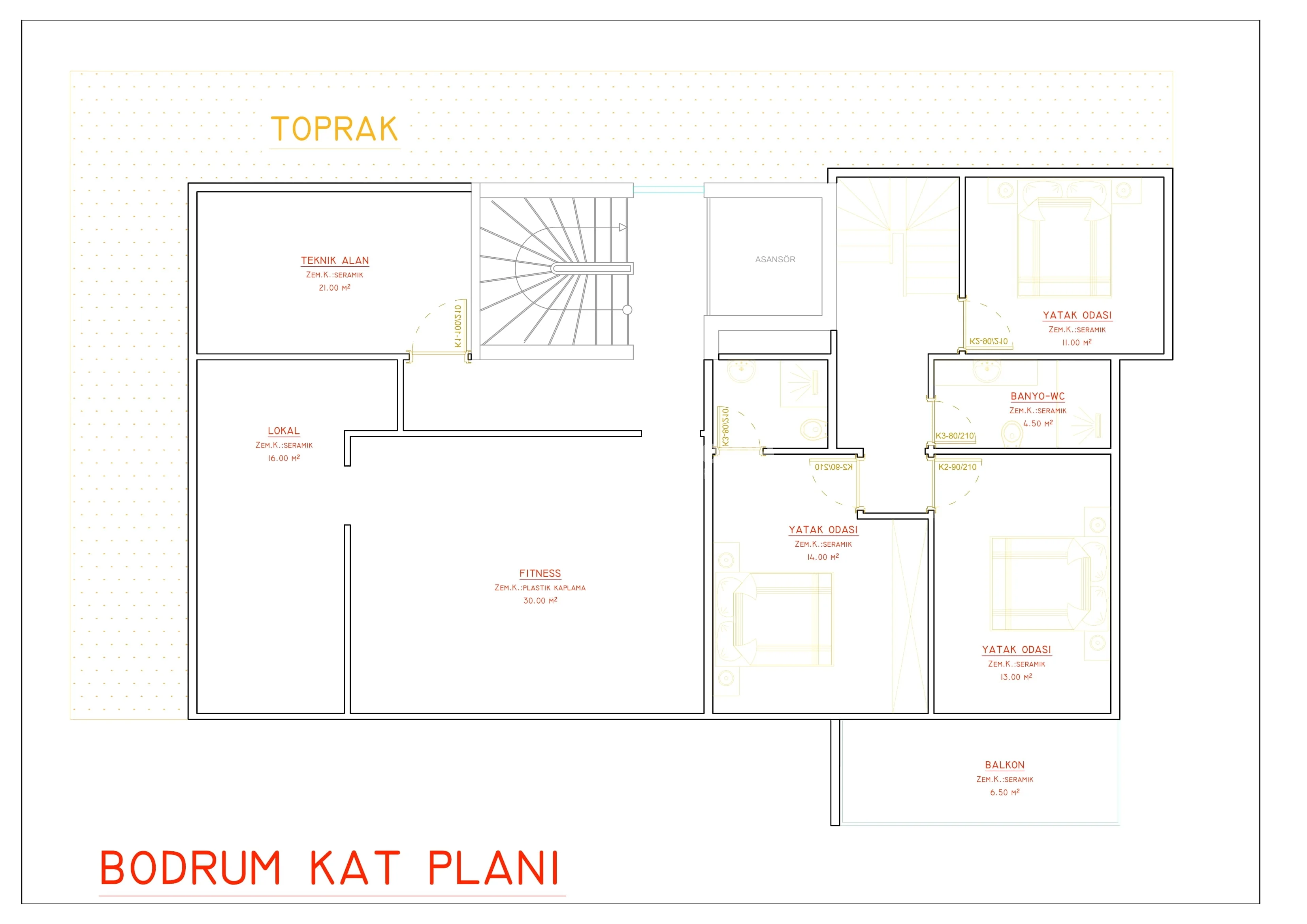Modern Apartments in Small, Cute Complex in Kestel Plan - 10