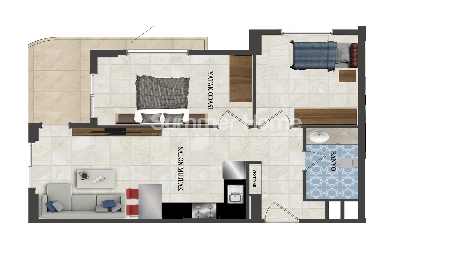 Ultra-Luxurious Apartments in Lovely Avsallar Plan - 24