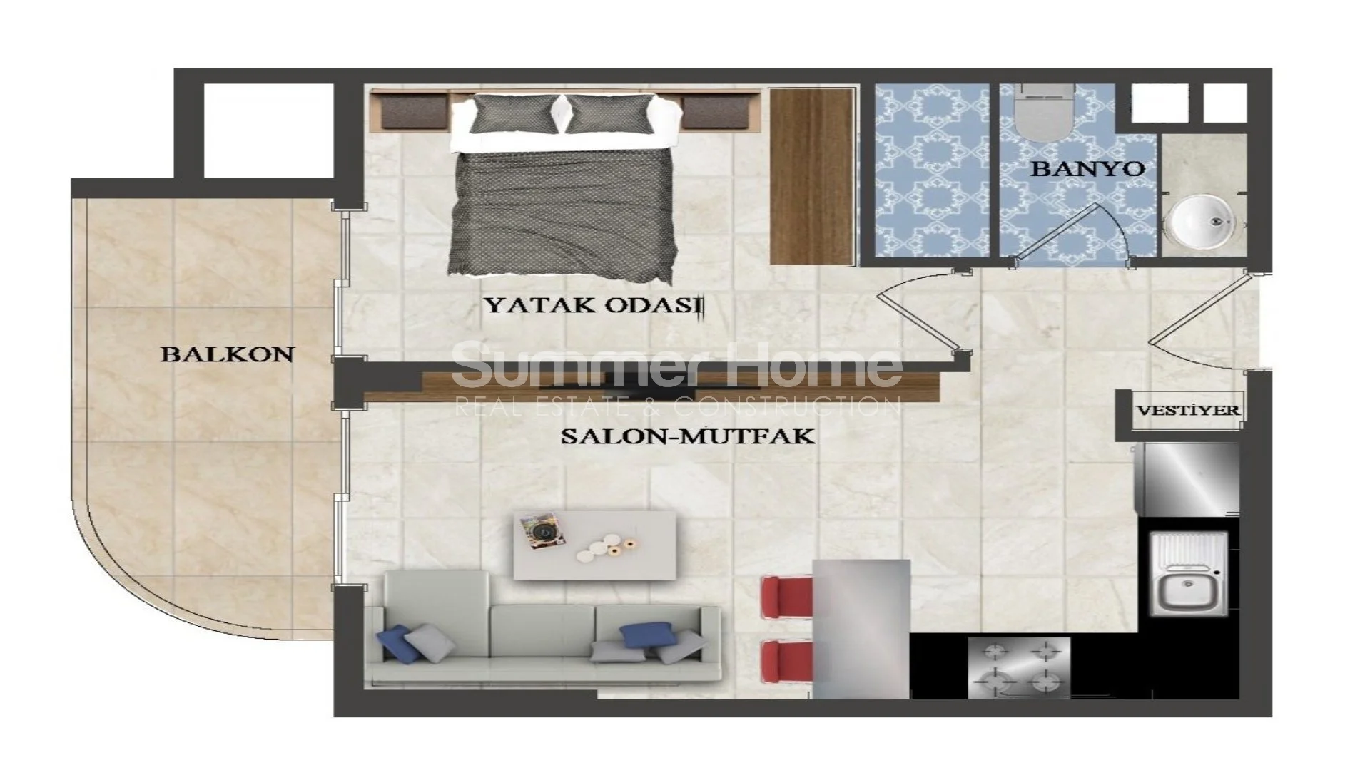 Ultra-Luxurious Apartments in Lovely Avsallar Plan - 25