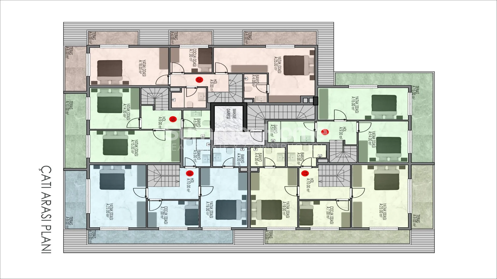 Klasikiškai gražūs apartamentai Alanijos centre plan - 25