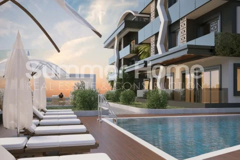 Ultra-luxe duplex-appartementen met vier slaapkamers. zwembad en tuinen. Panoramisch uitzicht over Alanya general - 4