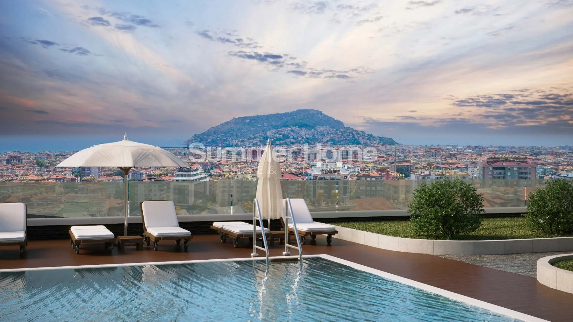 Ultra-luxe duplex-appartementen met vier slaapkamers. zwembad en tuinen. Panoramisch uitzicht over Alanya general - 1