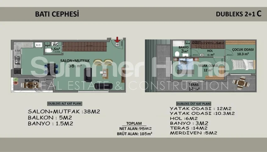 Gorgeous, Modern Apartments in Downtown Alanya Plan - 32