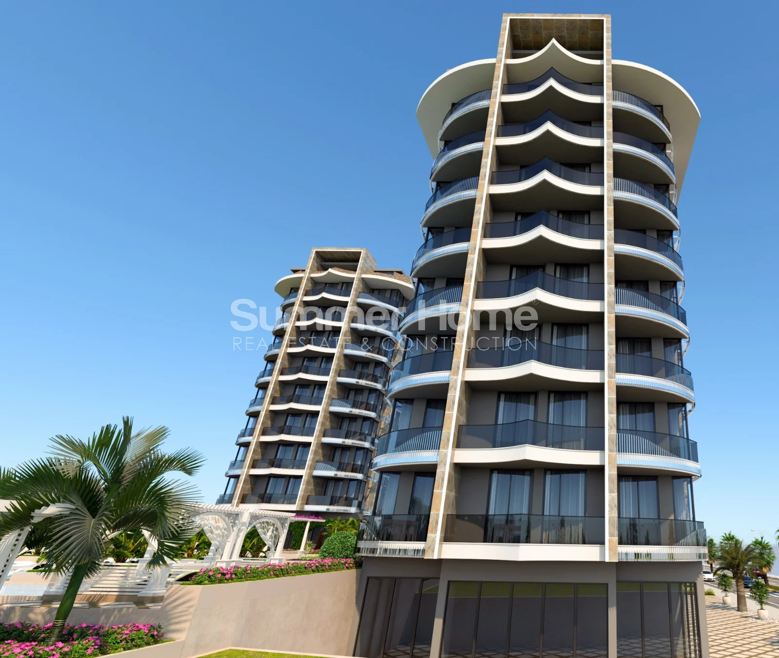 Appartements modernes avec vue sur la mer dans le magnifique Tosmur general - 8