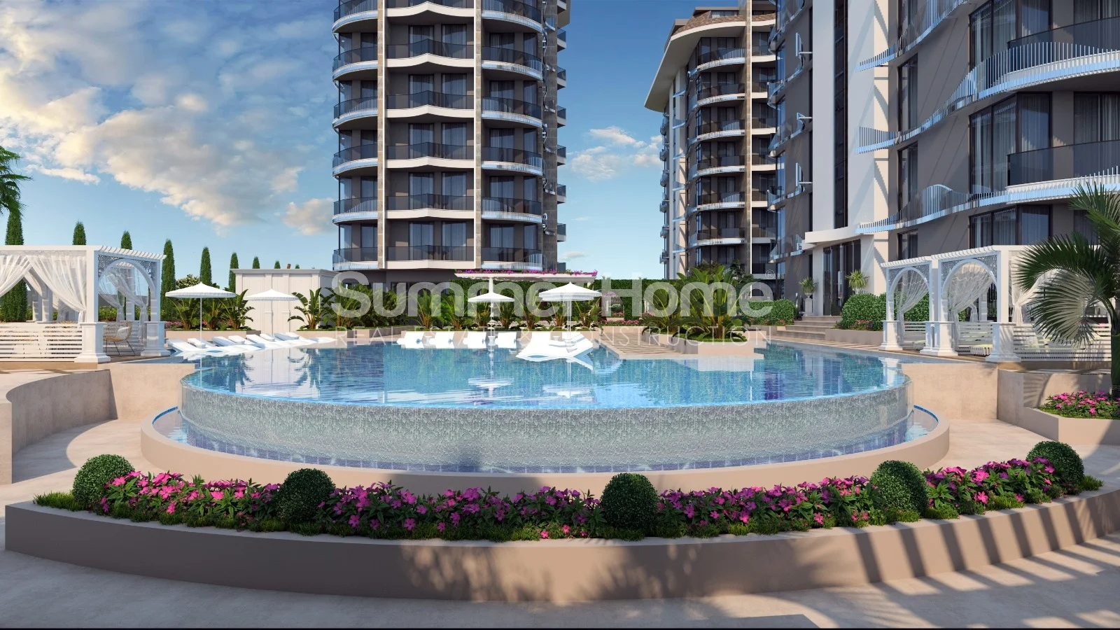 آپارتمان‌های مدرن با منظره دریا در توسمور facilities - 16