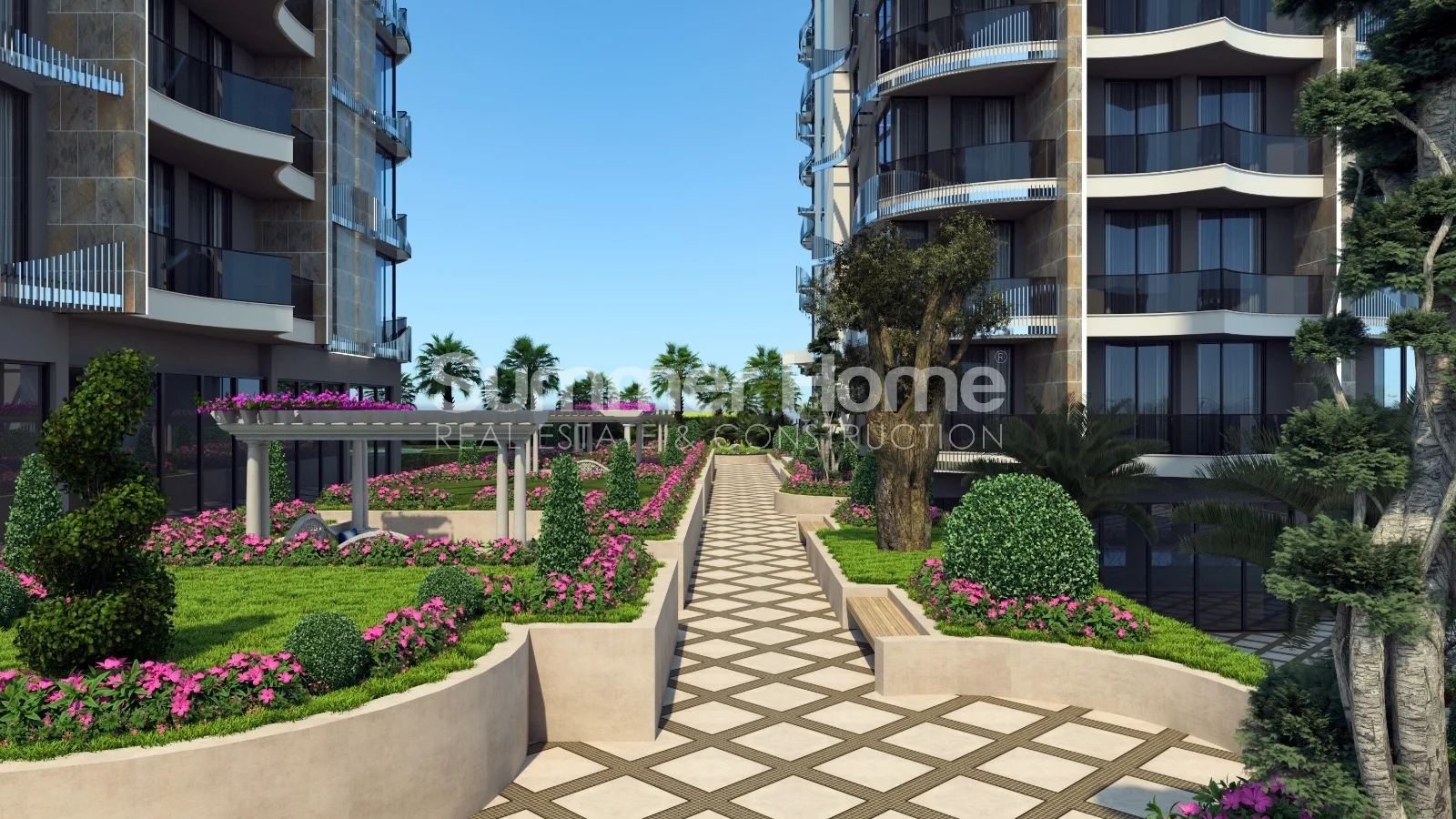 آپارتمان‌های مدرن با منظره دریا در توسمور facilities - 18