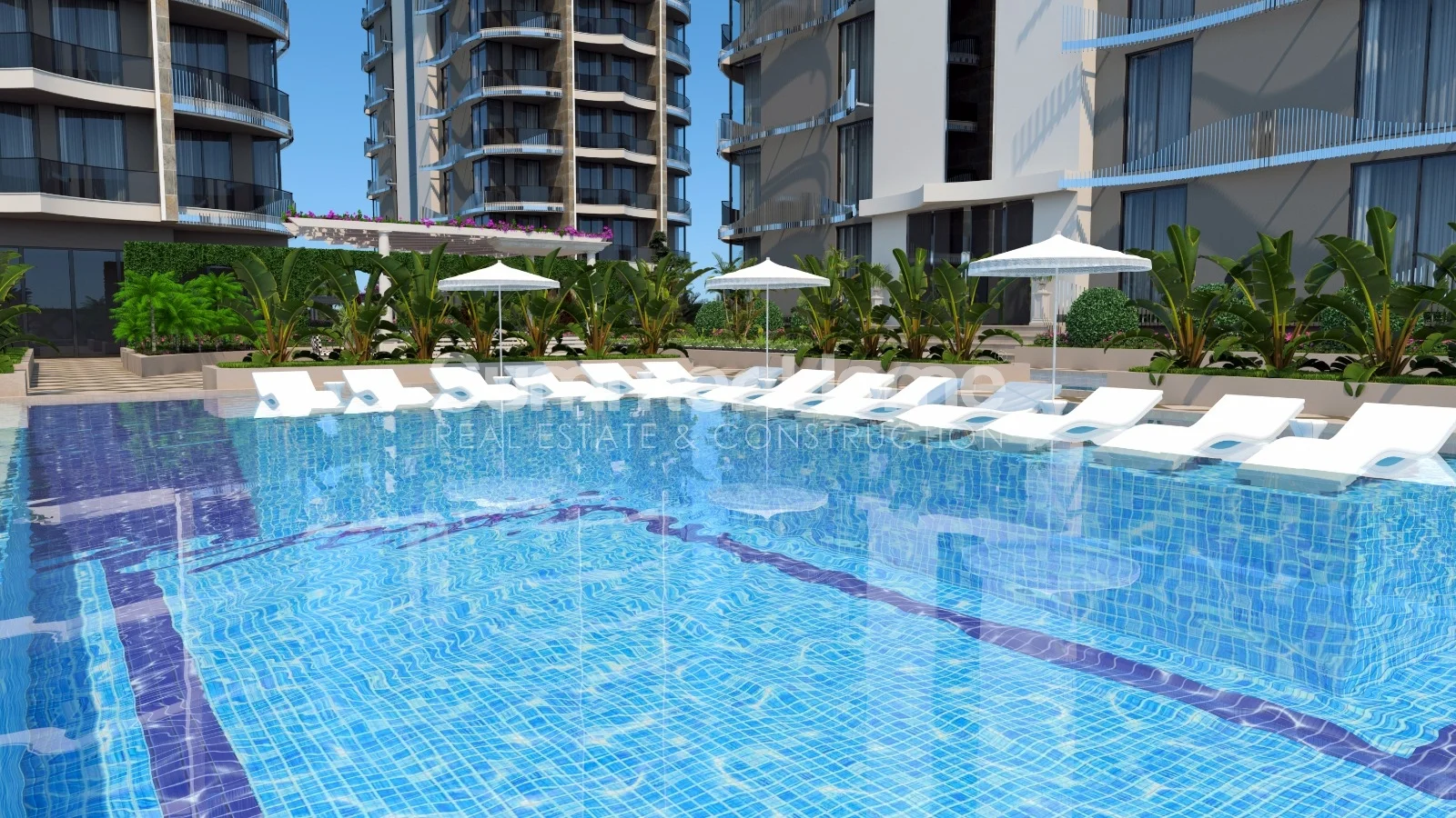 آپارتمان‌های مدرن با منظره دریا در توسمور facilities - 25