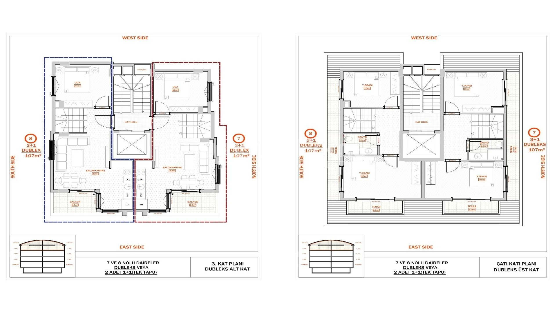 Modern One-bedroom Apartment In Central Alanya Plan - 22