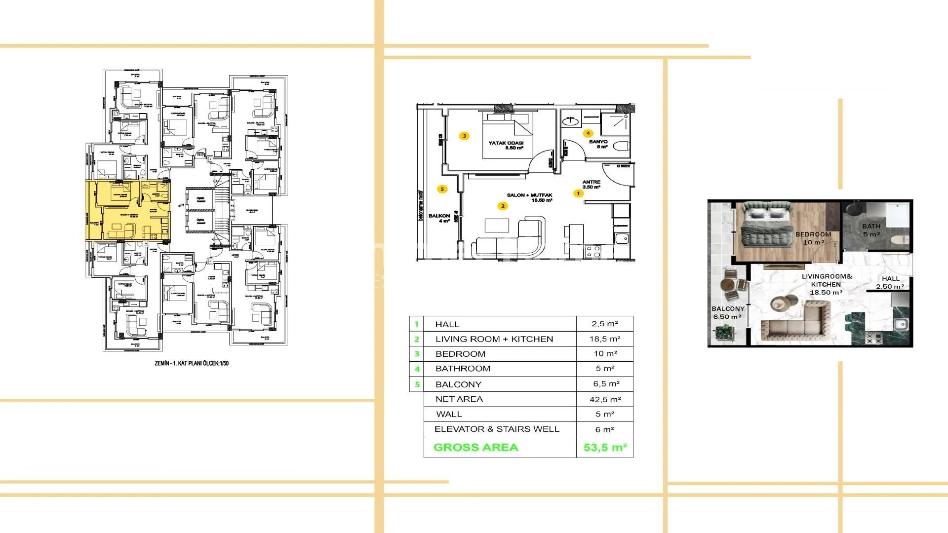 Įspūdingi trijų miegamųjų apartamentai Alanijos miesto centre plan - 16