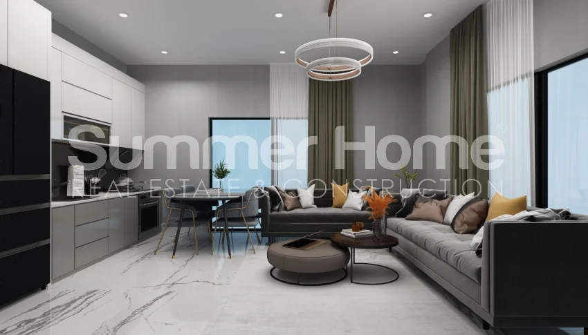 Chic Apartments Available in Modern Mahmutlar Interior - 17