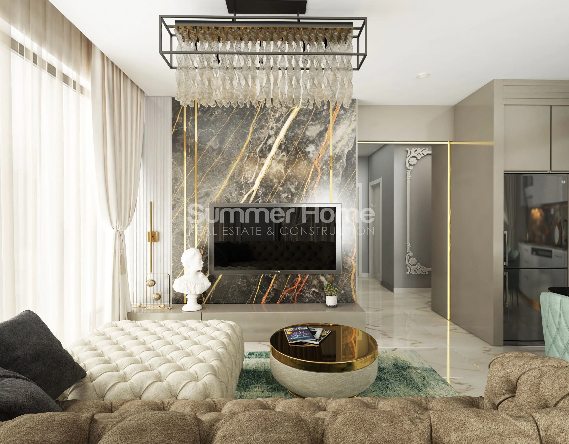 Premium apartmani na popularnoj lokaciji Mahmutlara interior - 29