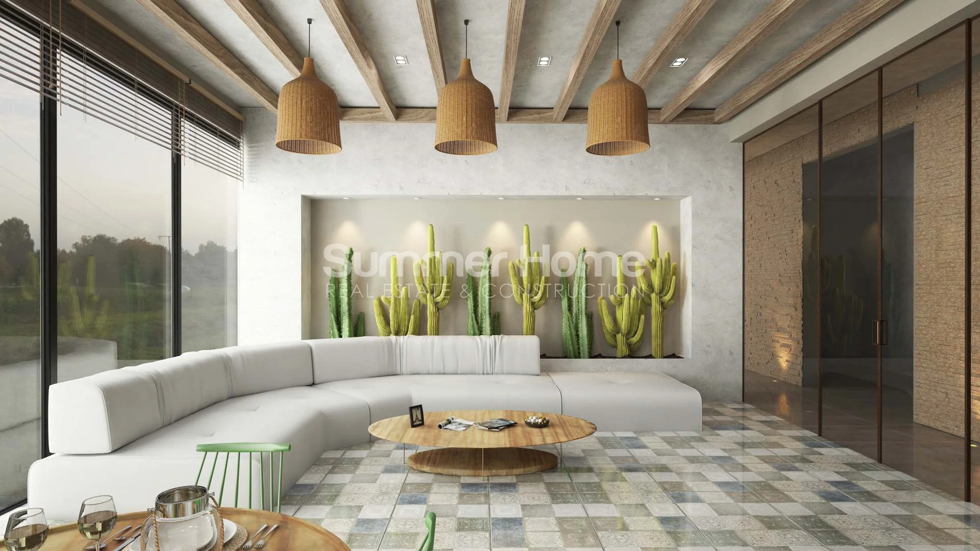 آپارتمان هایی با معماری خیره‌کننده در منطقه سرسبز اوبا facilities - 35