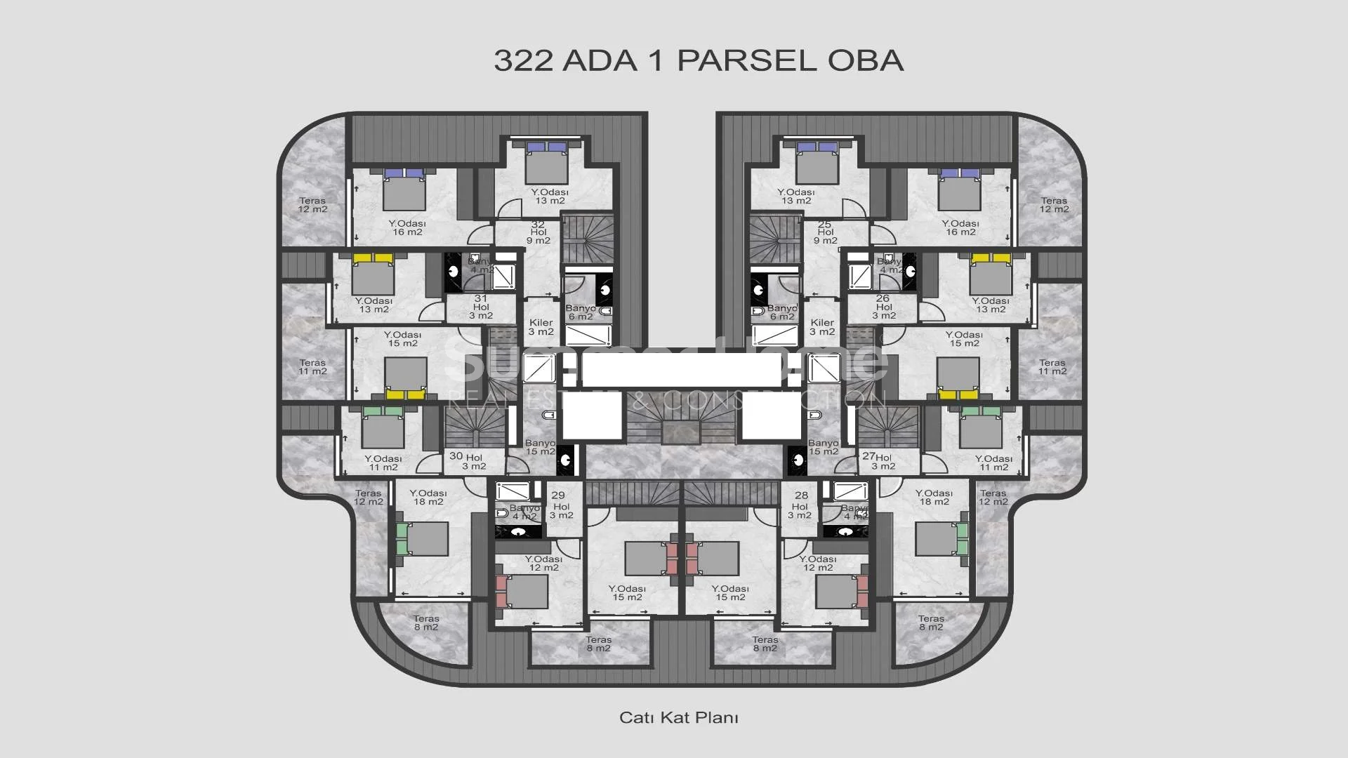 منازل مذهلة معماريا مع خدمات للبيع في ريف أوبا الهادئ plan - 53