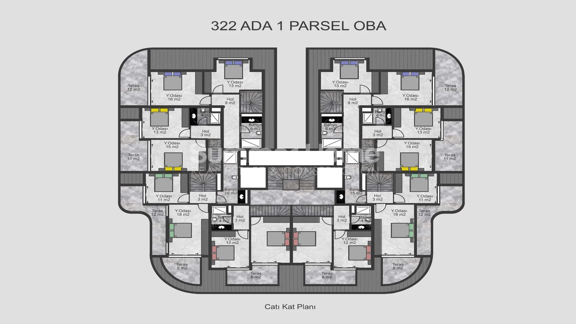 منازل مذهلة معماريا مع خدمات للبيع في ريف أوبا الهادئ plan - 55