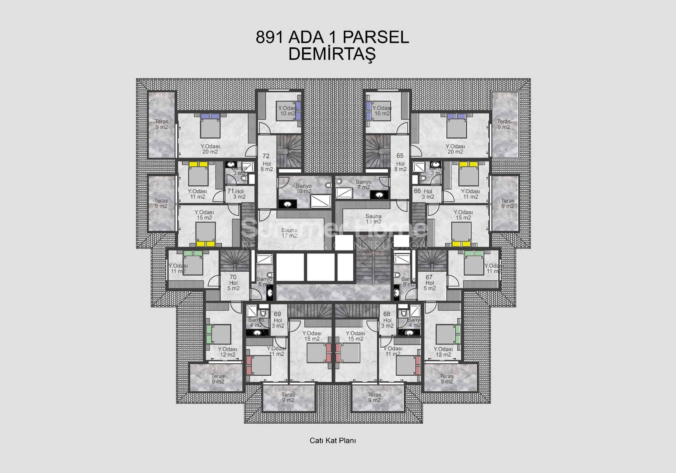 Attractive Apartments in Stunning Complex in Demirtas Plan - 36