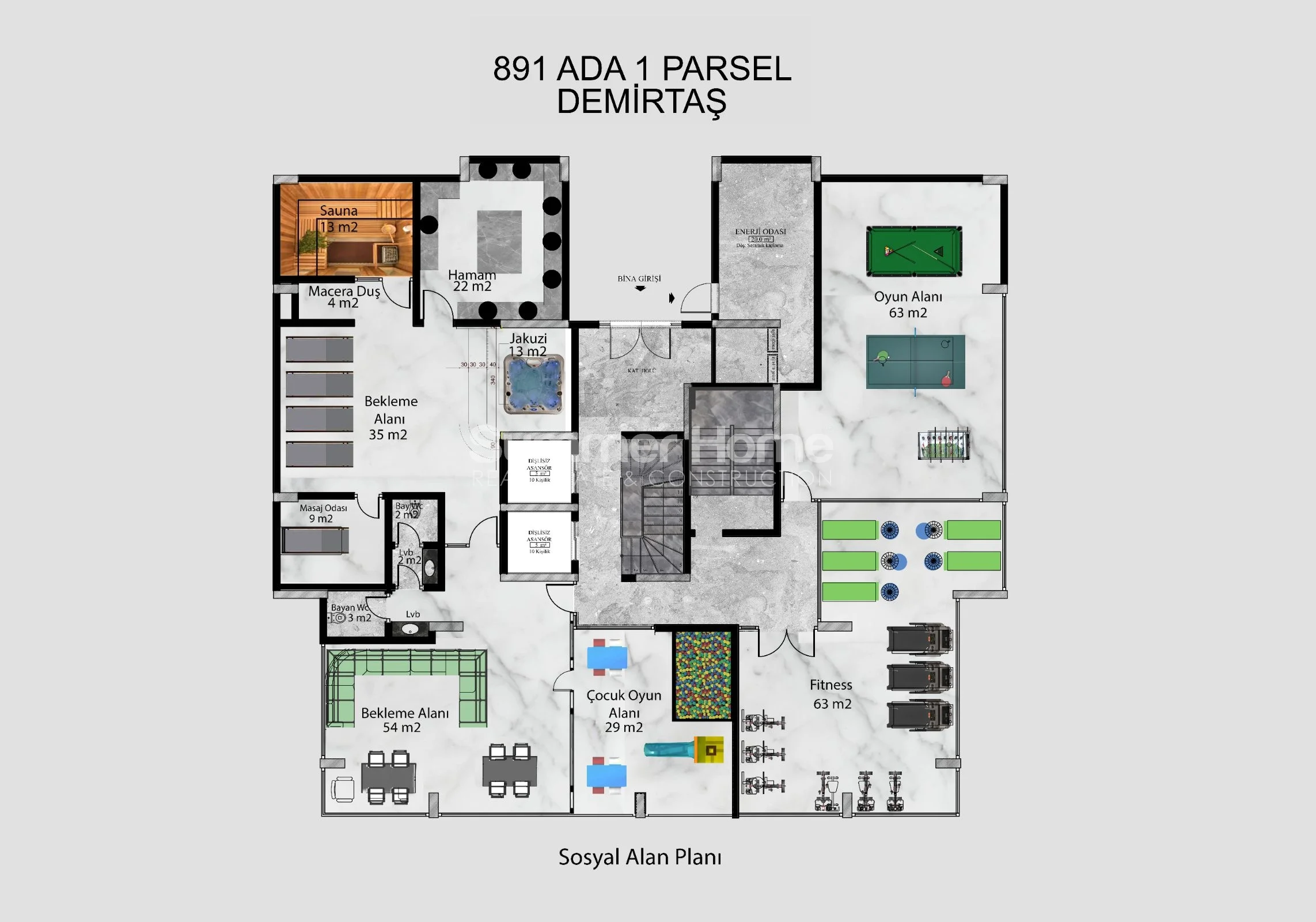 Attractive Apartments in Stunning Complex in Demirtas Plan - 38