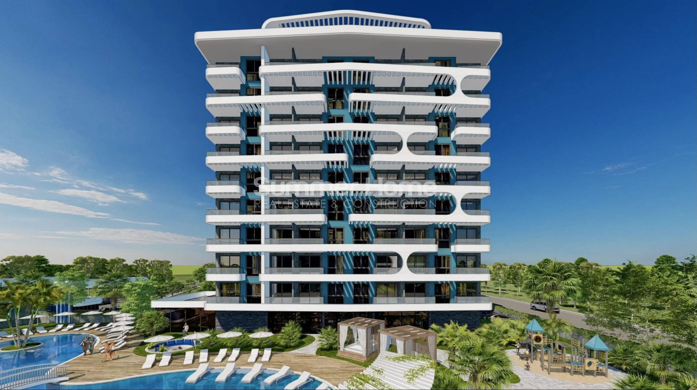 Modern apartments in nine-story buildings in Demirtas Facilities - 1