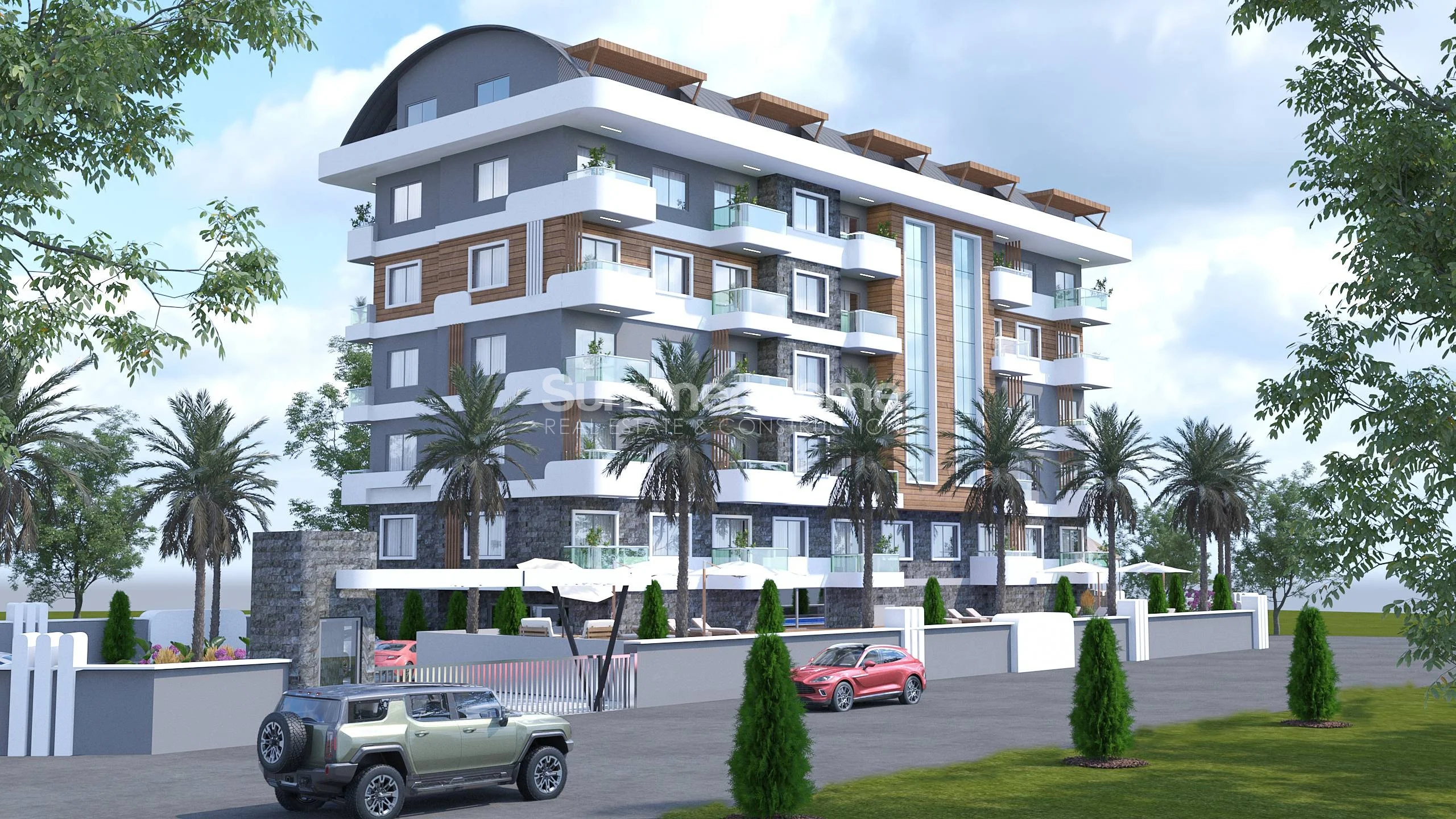 Modern Apartments in Lovely Quiet Area In Gazipasa Region Plan - 1