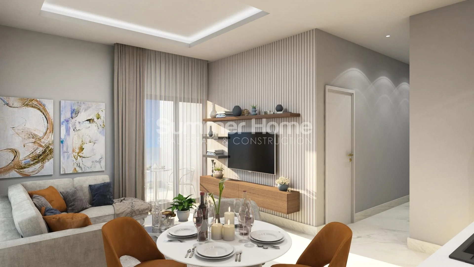 Chic and sleek apartments centrally located in Alanya Interior - 11