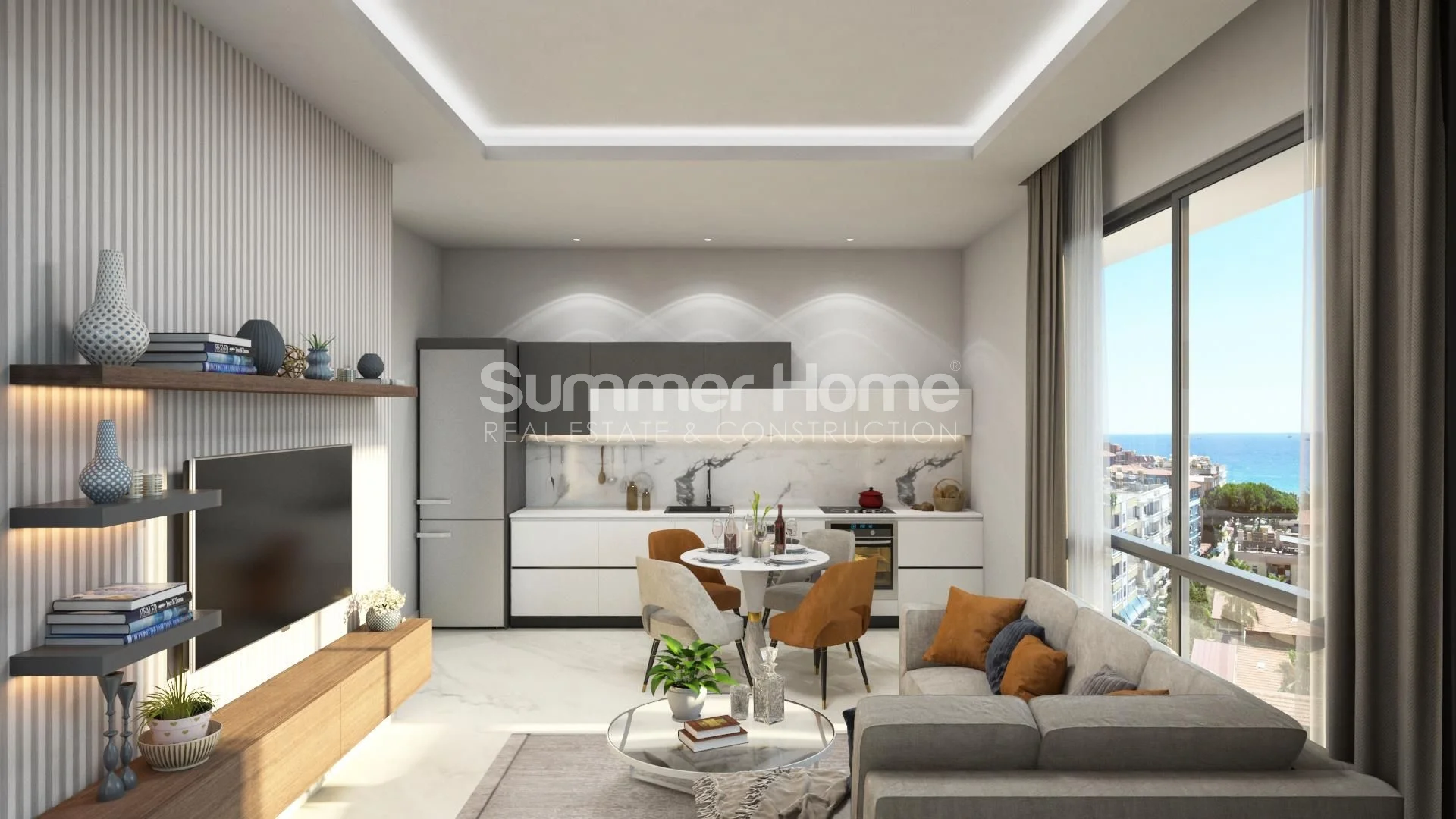 Chic and sleek apartments centrally located in Alanya Interior - 13