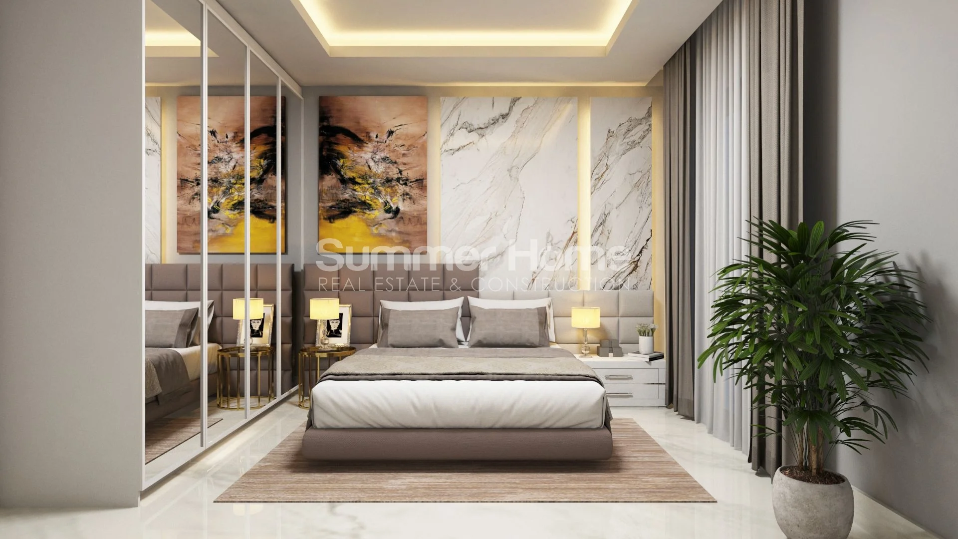 Chic and sleek apartments centrally located in Alanya Interior - 17