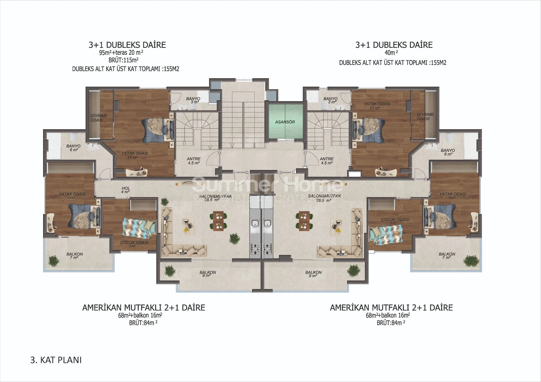 Apartments in a Desirable Location in Famous Region of Oba Plan - 12