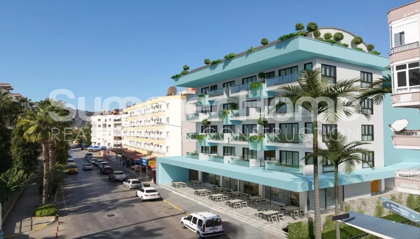 Modern Apartments on the Beachfront Location in Oba, Alanya